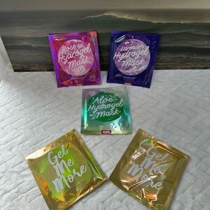 New Victorias Secret Pink Facial Sheet Masks Face Mask Lavender Aloe Rose Gel